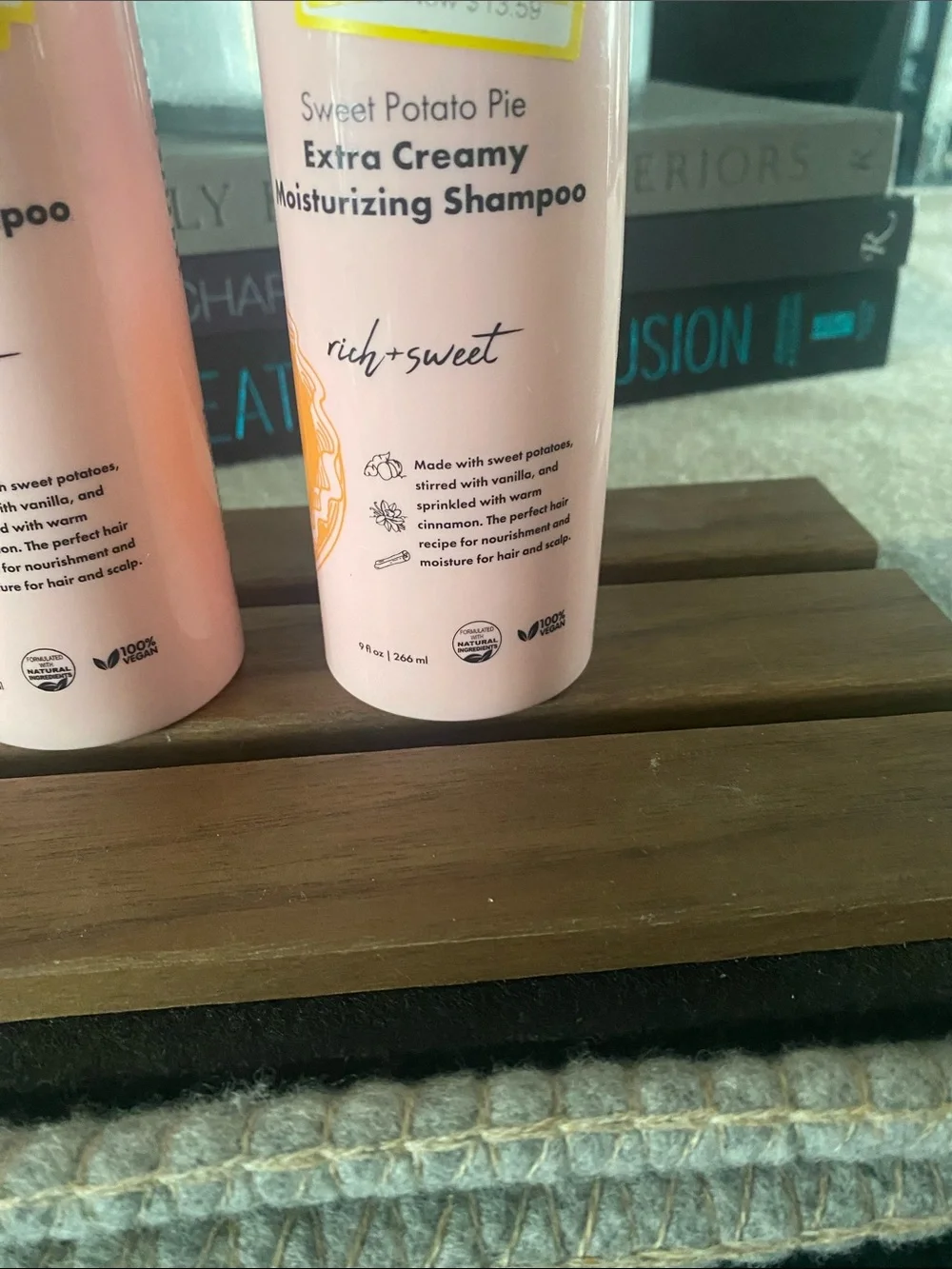 NEW set of 3 Sweet Potato Pie Extra Creamy Moisturizing Shampoo - Pink